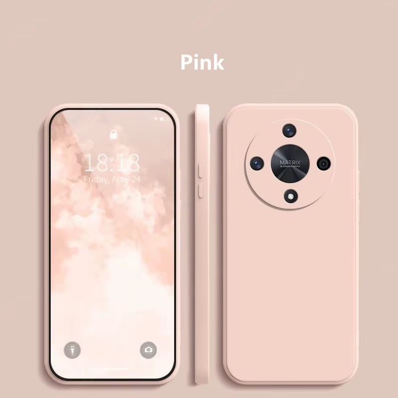 For Honor Magic 6 Lite Liquid Silicone Case Honor Magic 6 Lite Cover Funda Coque Soft Phone Bumper Honor Magic 6 Lite